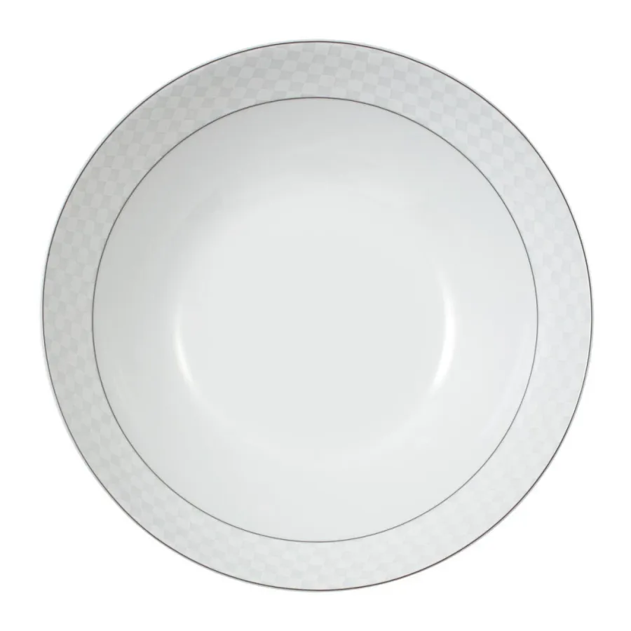 obrazek 2 Ekskluzywna porcelanowa okrągła miska 23 cm ze zdobieniem w szachownicę - Seltmann Weiden