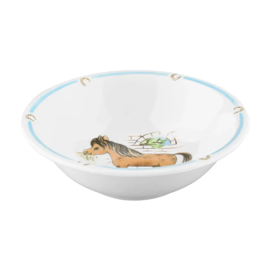 obrazek 1 Okrągła porcelanowa miska 16 cm z motywem pięknego kucyka - Seltmann Weiden