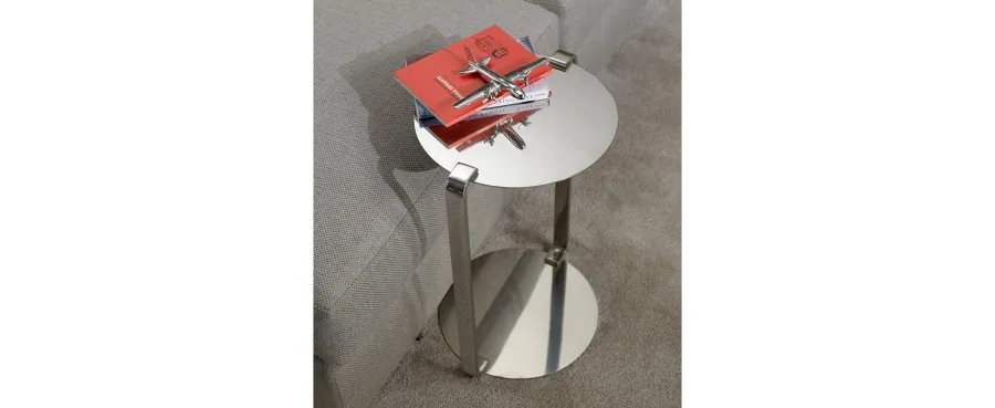 obrazek 1 Designerski, metalowy stolik kawowy ozdobny do pokoju, salonu - Casadesus