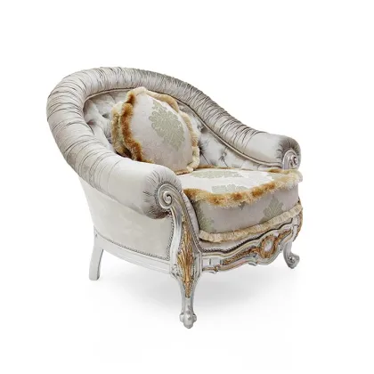 Zdjęcie Fotel w klasycznym stylu o szczególnie wyrafinowanym kształcie - Sevensedie