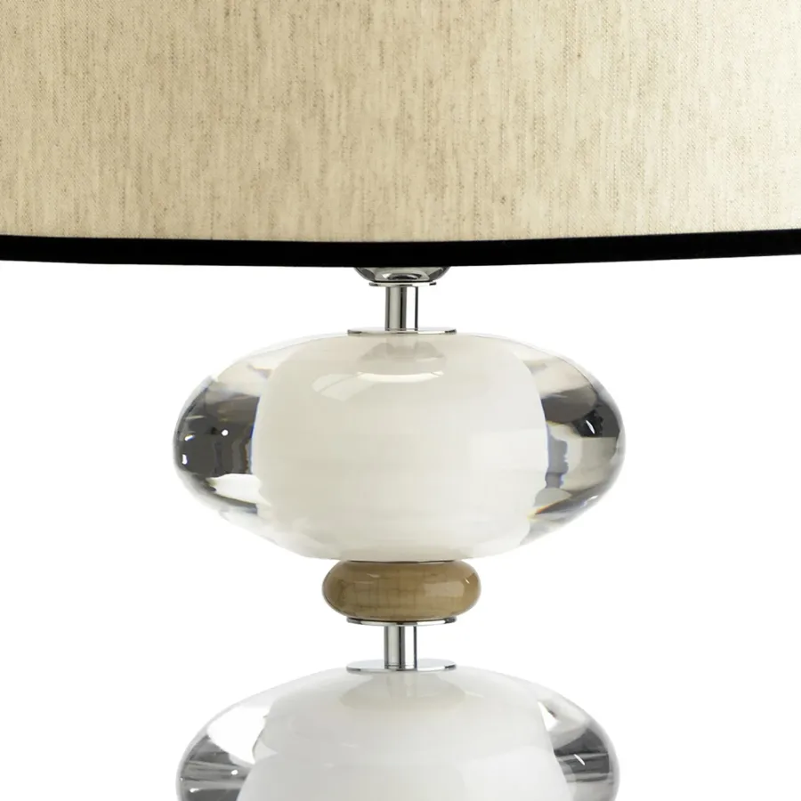 obrazek 2 Kamienna lampa stołowa H.67xL.38xP.38 cm
