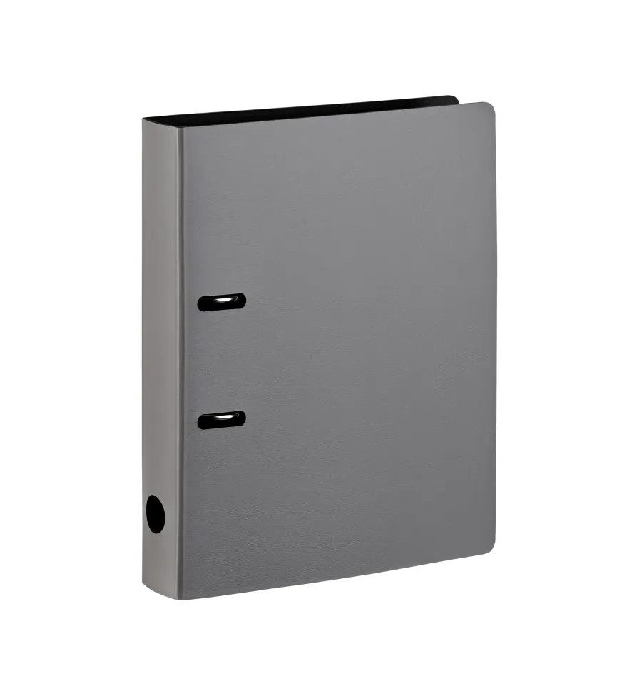 obrazek 1 Luksusowy skórzany segregator na dokumenty w kolorze szarym