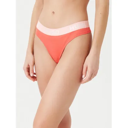 Zdjęcie HUGO Stringi Sporty Logo 50480166 Czerwony