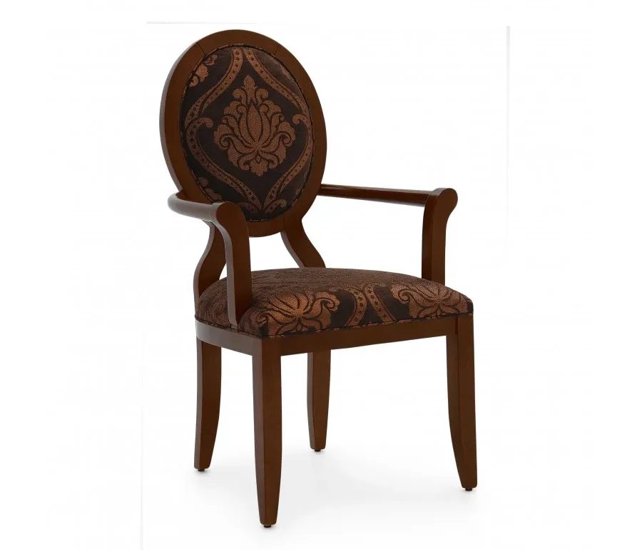 obrazek 1 Luksusowy fotel art deco z mieniącym materiałem - Sevensedie