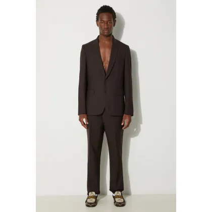 Zdjęcie Paul Smith garnitur wełniany kolor brązowy gładka M1R-1457-M00001