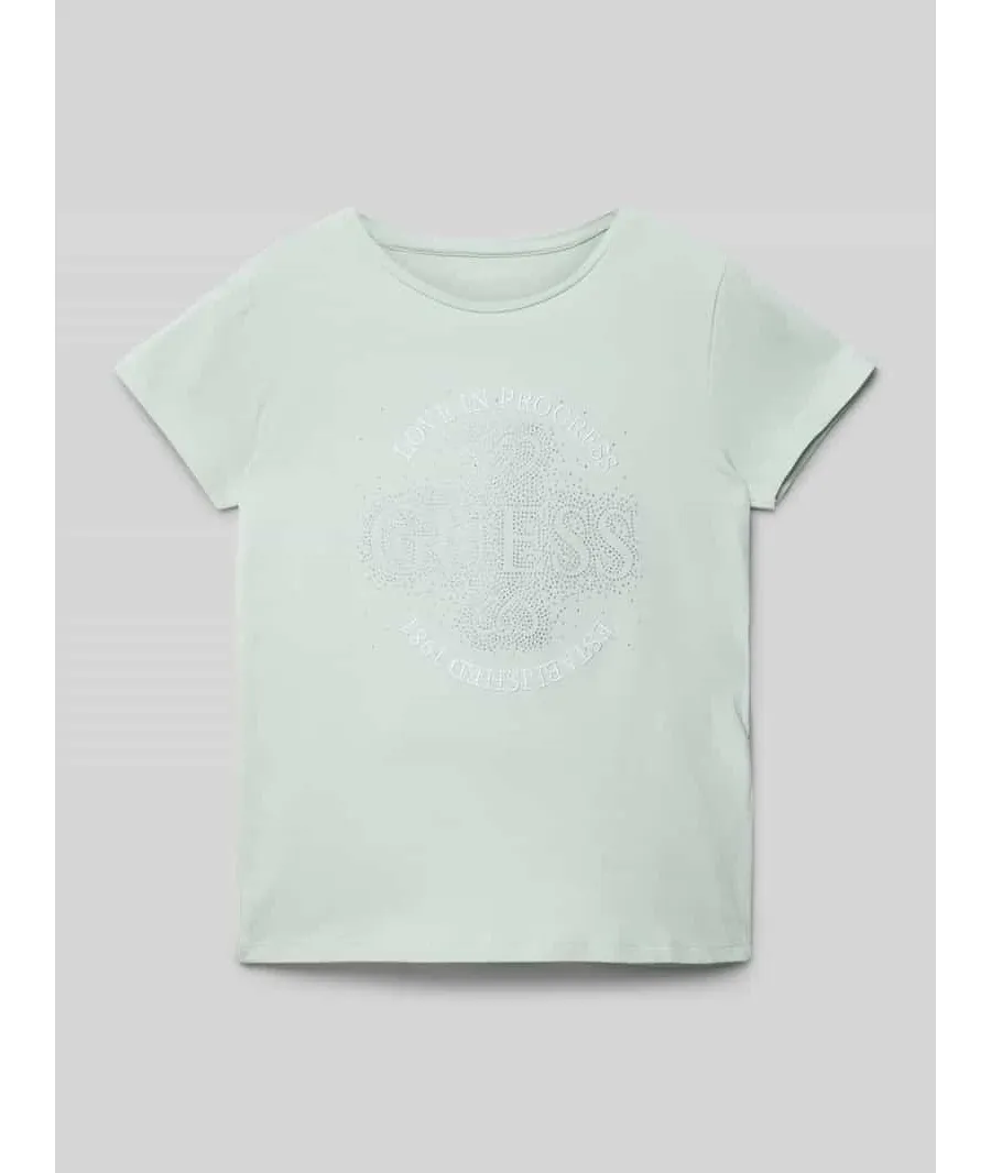 obrazek 1 T-shirt z detalami z logo