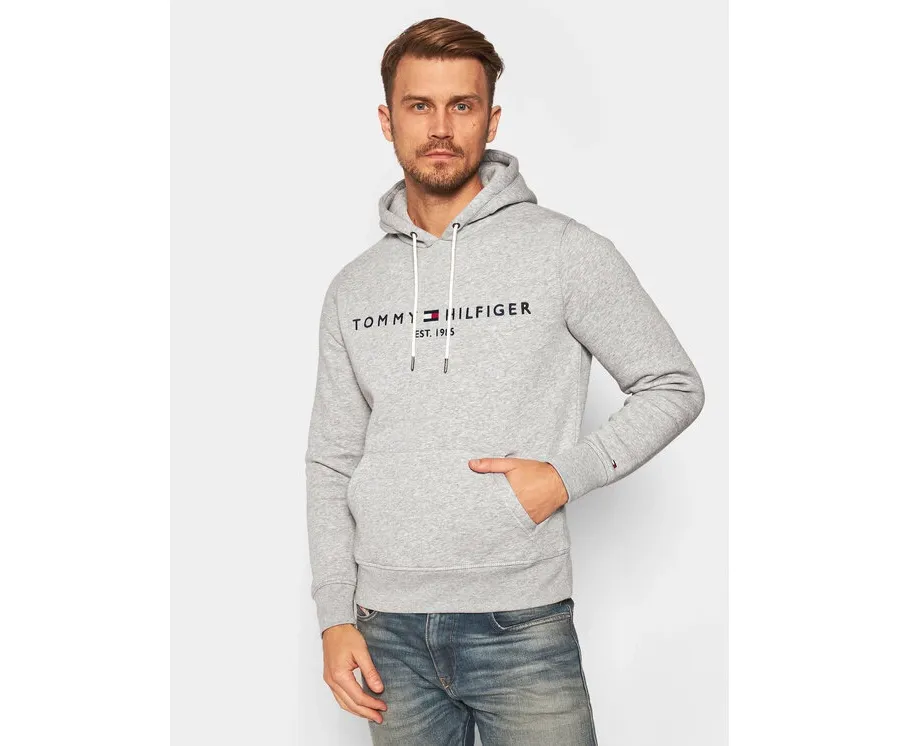 obrazek 1 Tommy Hilfiger Bluza Core Logo MW0MW10752 Szary Regular Fit