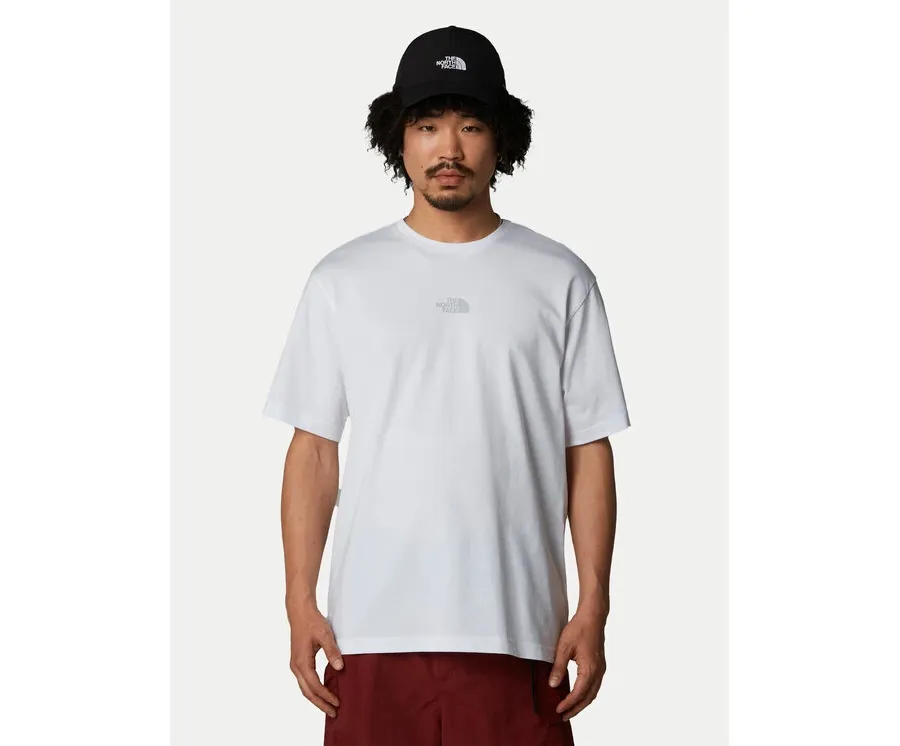 obrazek 1 The North Face T-Shirt Unisex SS Never Stop NF0A8C3A Biały Relaxed Fit