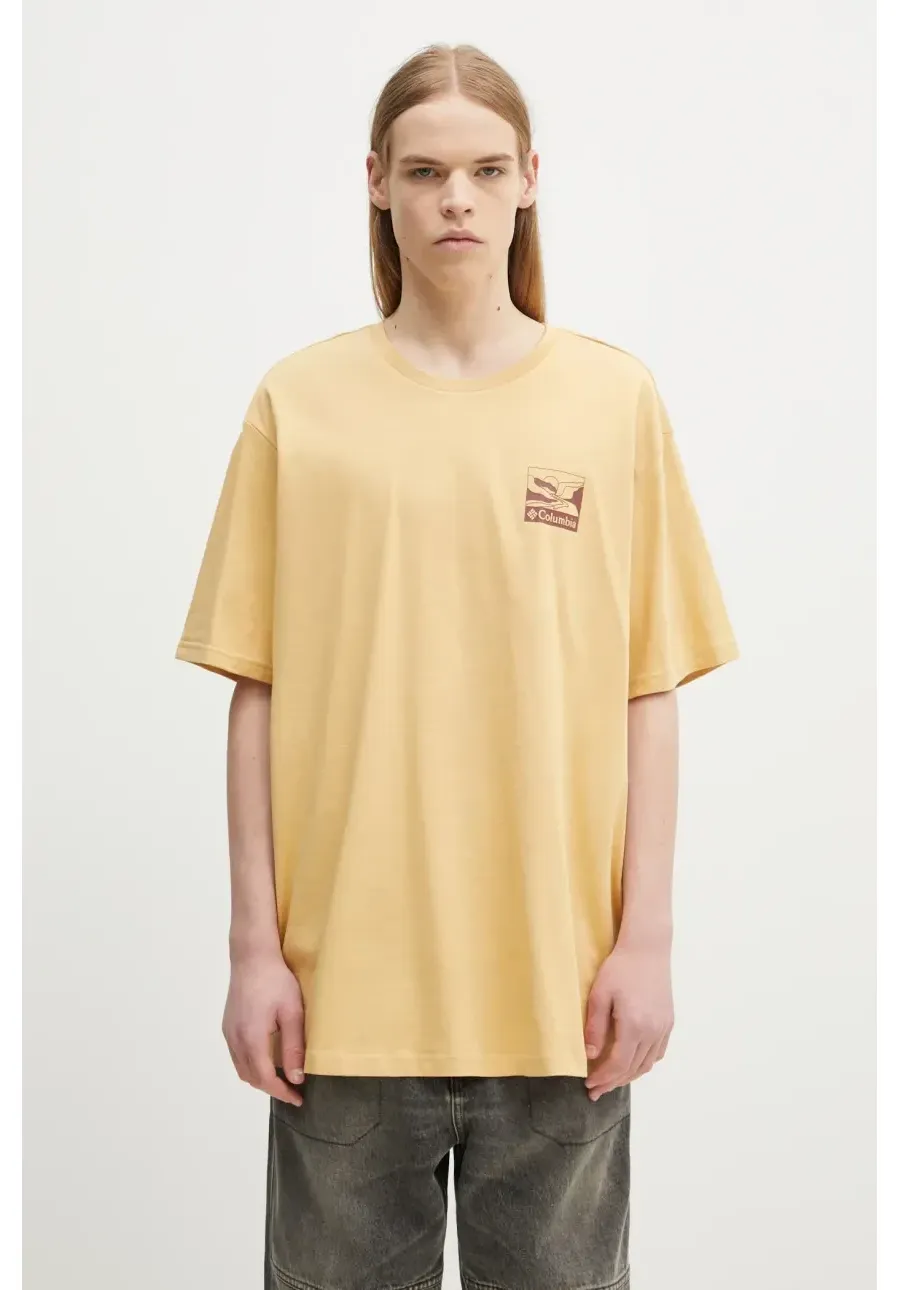 obrazek 1 Columbia t-shirt bawełniany kolor różowy wzorzysty