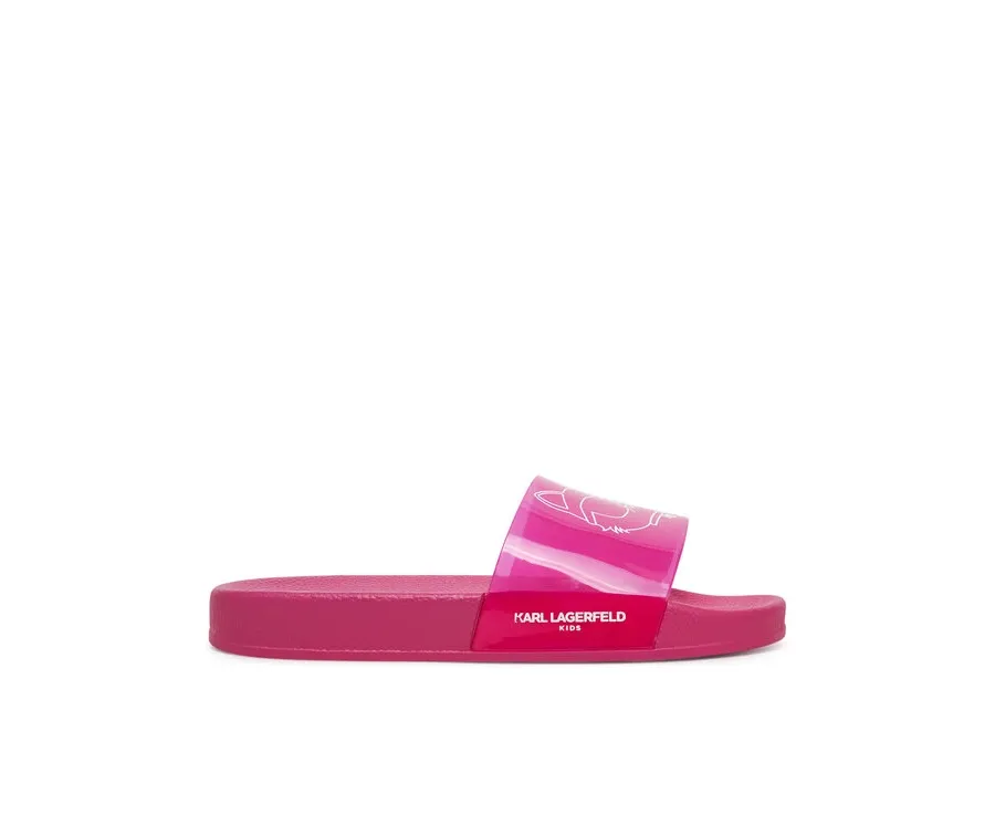 obrazek 1 Karl Lagerfeld Kids Klapki Z30369 S Różowy