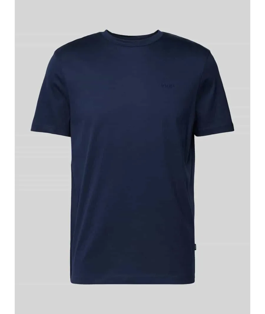 obrazek 1 T-shirt z prążkowanym, okrągłym dekoltem model ‘Cosmo’