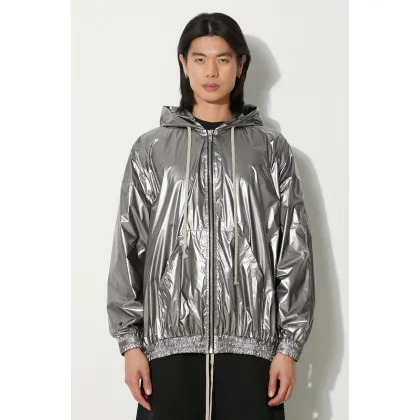 Zdjęcie Rick Owens kurtka x Champion Jumbo Jason męska kolor srebrny przejściowa oversize CM01D0464