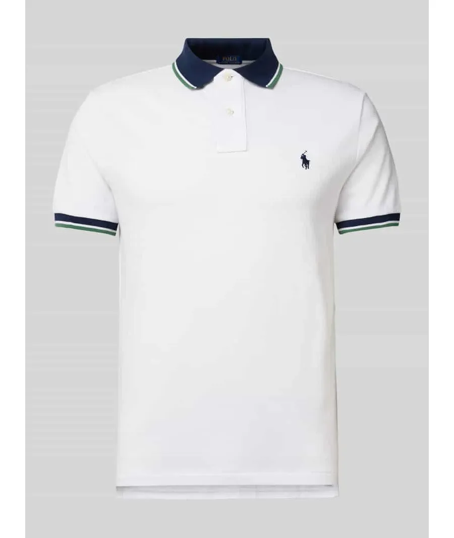 obrazek 1 Polo Ralph Lauren Polo 710963479001 Biały Custom Slim Fit
