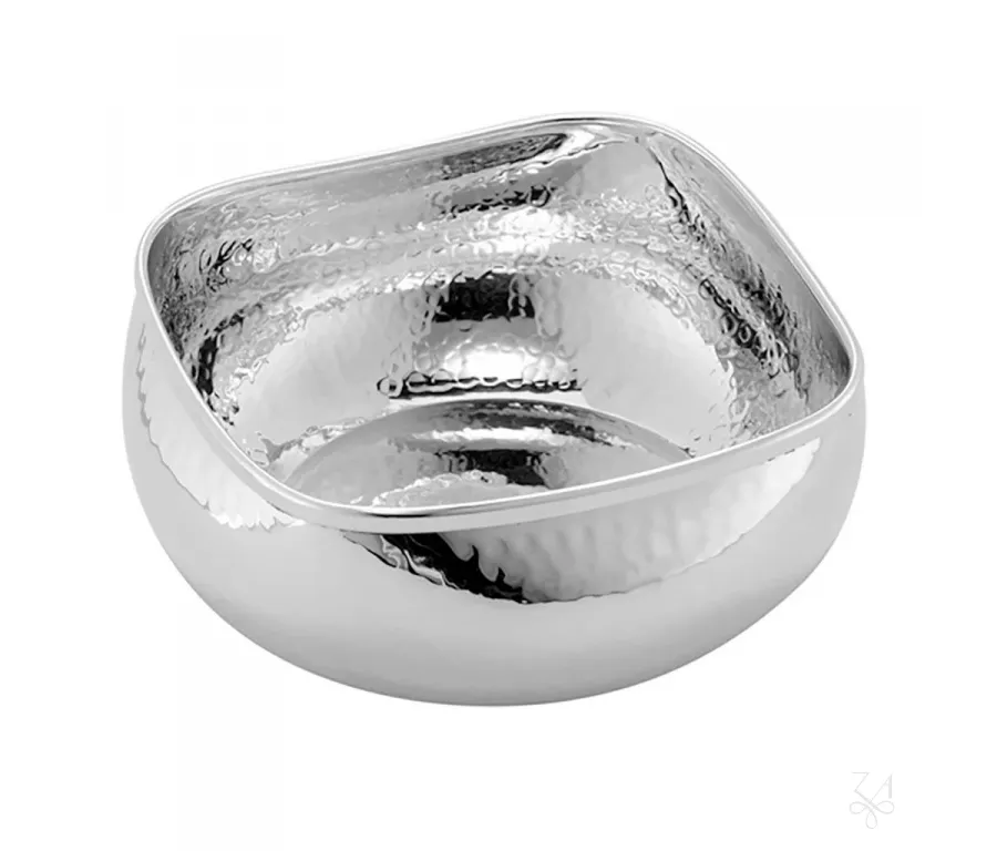 obrazek 1 Wyjątkowa kwadratowa miska ze srebra „Susanna” o szczególnym kształcie - Zaramella Argenti