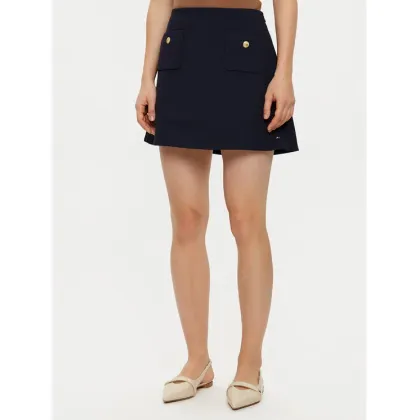 Zdjęcie Tommy Hilfiger Spódnica mini WW0WW44994 Granatowy Regular Fit
