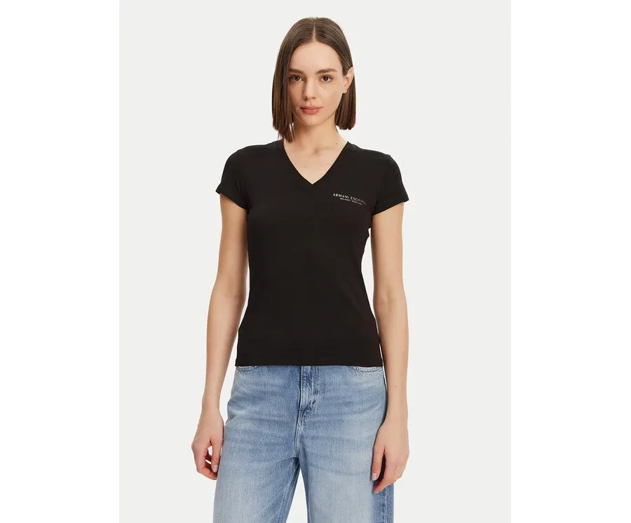 obrazek 1 Armani Exchange T-Shirt 8NYT81 YJG3Z 52AK Czarny Regular Fit