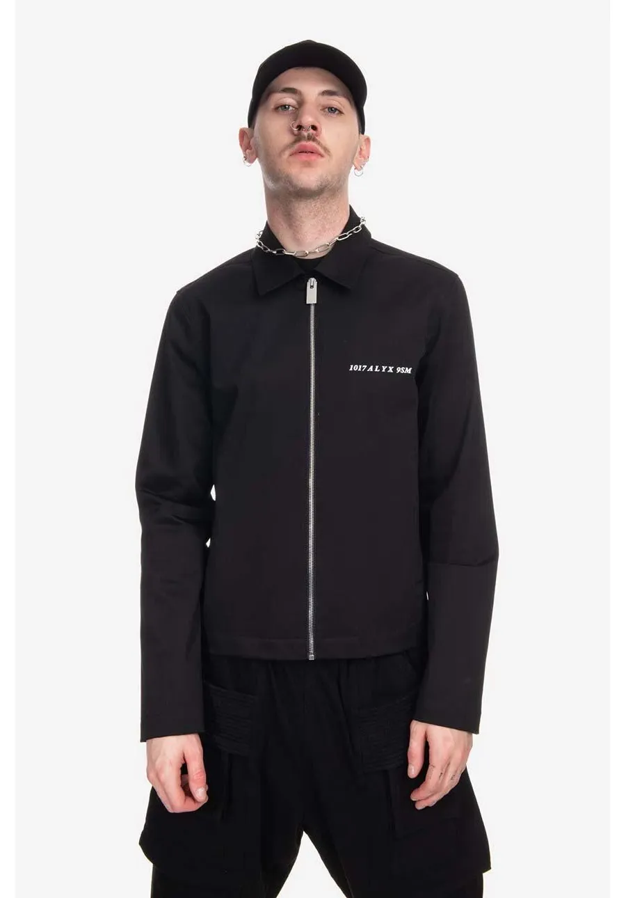 obrazek 1 1017 ALYX 9SM kurtka Printed Long Sleeve męska kolor czarny przejściowa AAMSH0210FA01-BLK0001