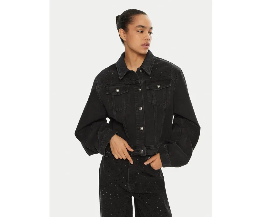 obrazek 1 ROTATE Kurtka jeansowa 113612 Szary Regular Fit