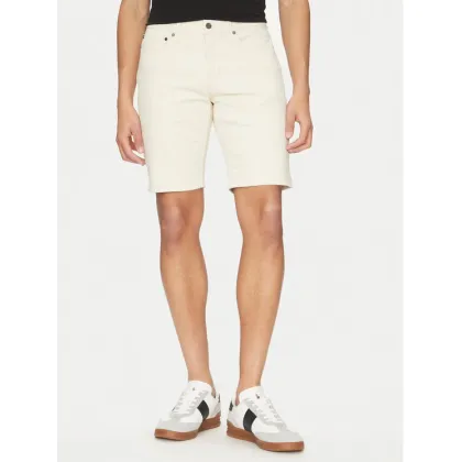 Zdjęcie Calvin Klein Szorty jeansowe K10K114078 Écru Slim Fit