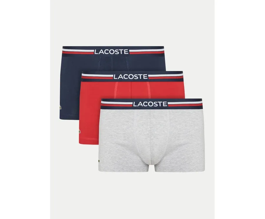 obrazek 1 Lacoste Komplet 3 par bokserek 5H2390 Kolorowy