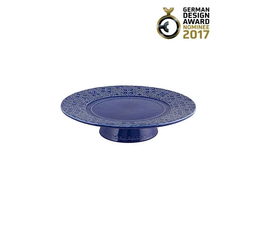 obrazek 1 Ceramiczny stojak na ciasto idealny do jadalni - Bordallo Pinheiro