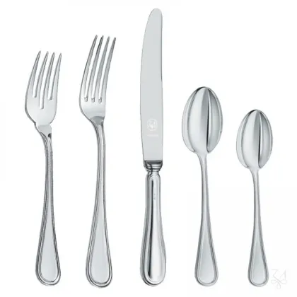 Zdjęcie Ekskluzywny 60-elementowy komplet sztućców w skrzynce - Zaramella Argenti