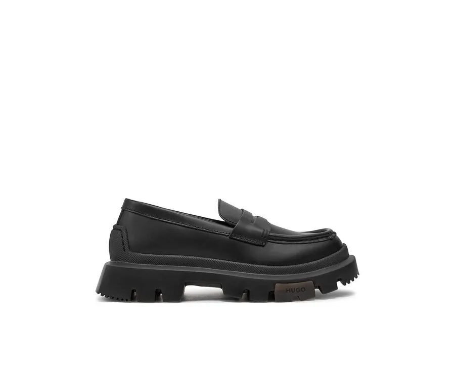 obrazek 1 Hugo Loafersy Fabyan 50523315 Czarny HUGO