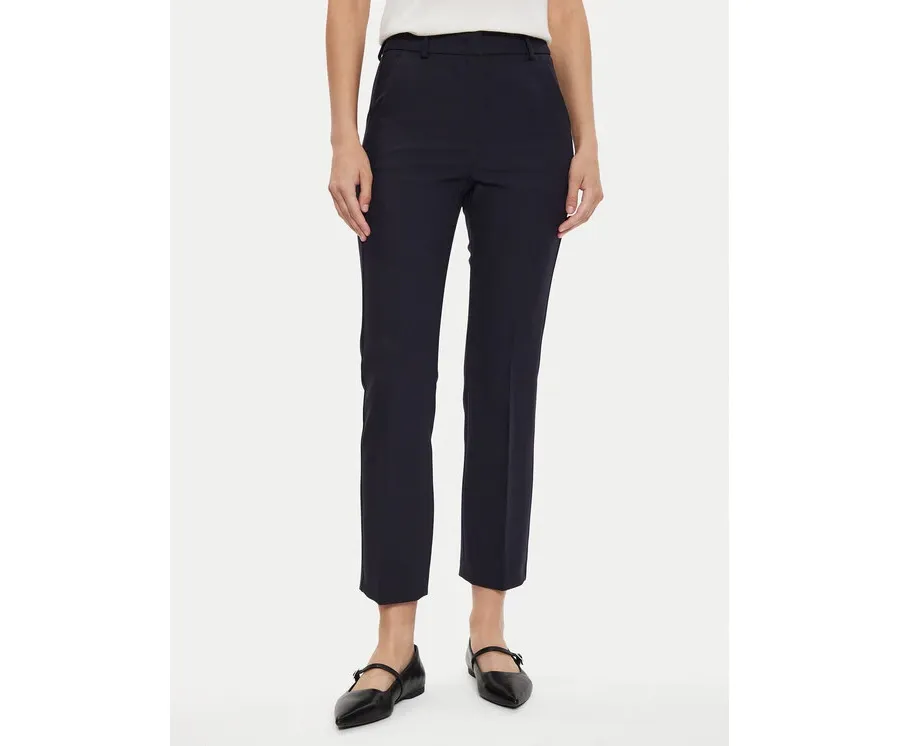 obrazek 1 Weekend Max Mara Spodnie damskie Freda 2425136031 Granatowy Regular Fit