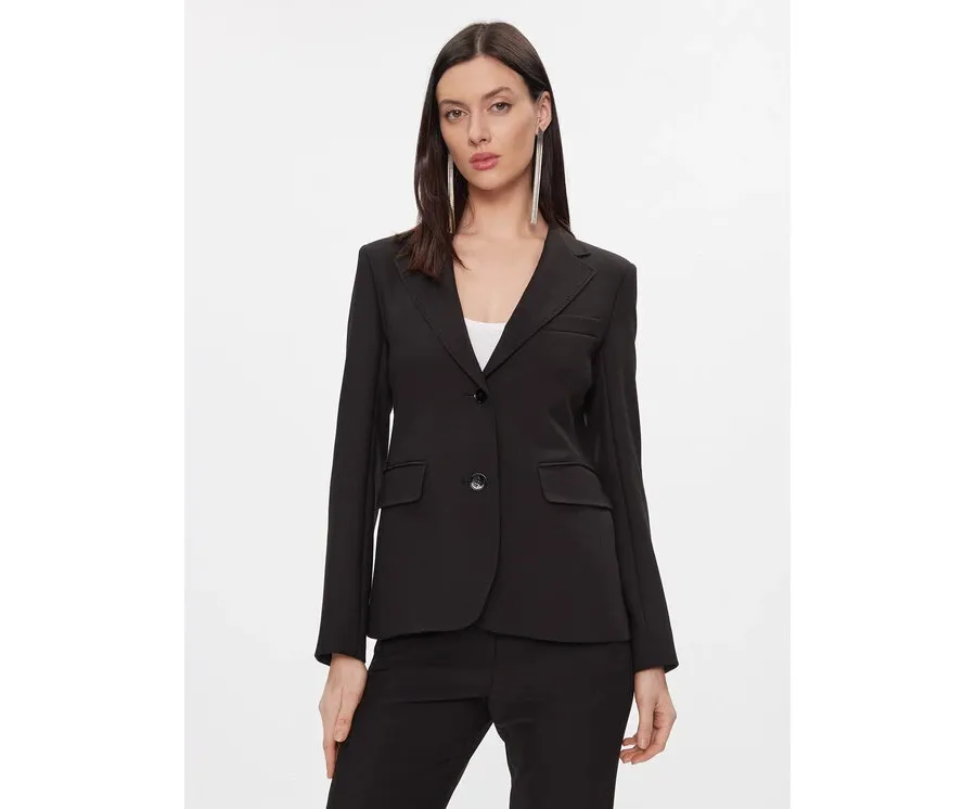obrazek 1 Max Mara Leisure Marynarka Uva 2415041031 Czarny Regular Fit
