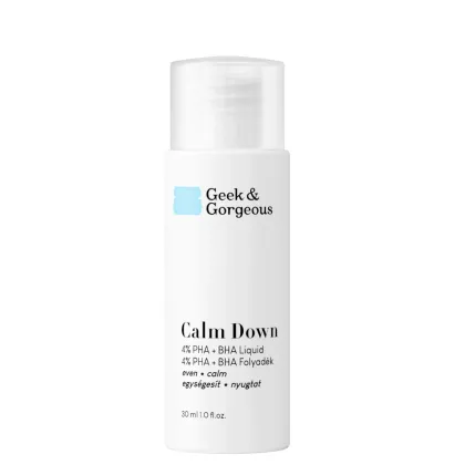 Zdjęcie Geek & Gorgeous Calm Down Delikatny eksfoliator z 4% kwasami PHA + BHA 30 ml