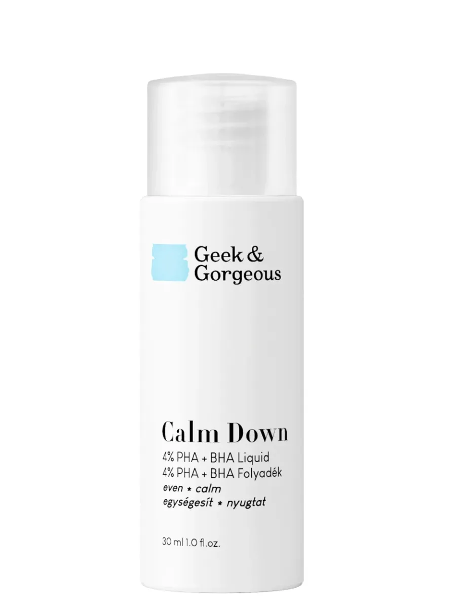 obrazek 1 Geek & Gorgeous Calm Down Delikatny eksfoliator z 4% kwasami PHA + BHA 30 ml