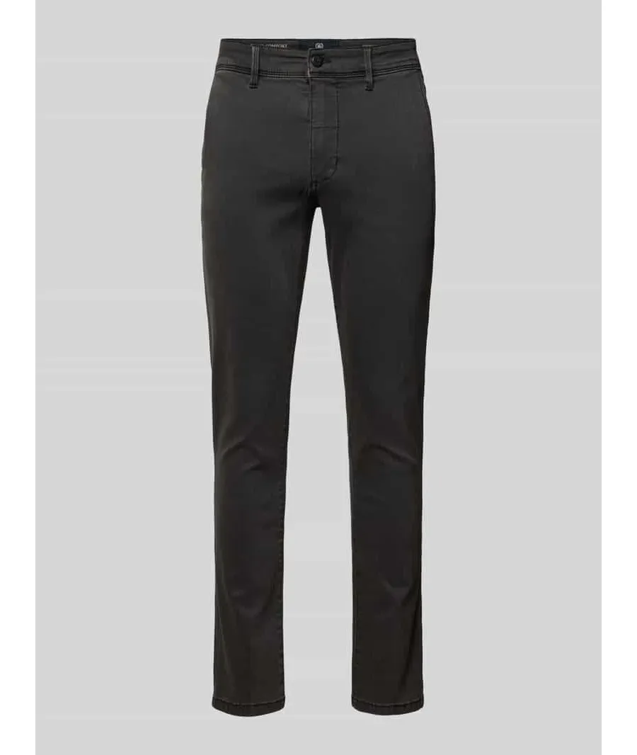 obrazek 1 Chinosy o kroju slim fit ze szlufkami na pasek