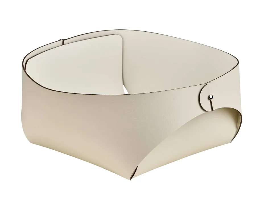 obrazek 4 Stylowy koszyk na chleb Flora w kolorze waniliowym