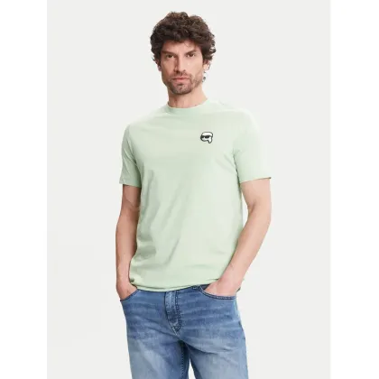 Zdjęcie KARL LAGERFELD T-Shirt 755710 552224 Zielony Regular Fit