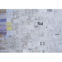 Picture Cheatsheets II - original analog collage by Bashi Dunin