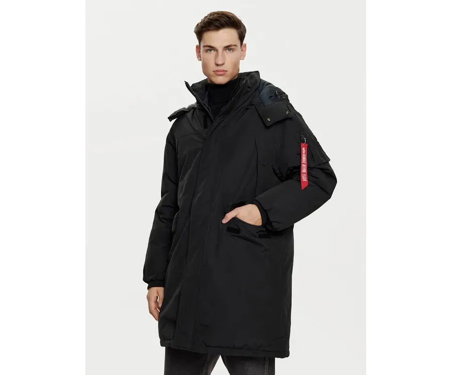 obrazek 1 Alpha Industries Parka 148124 Czarny Regular Fit