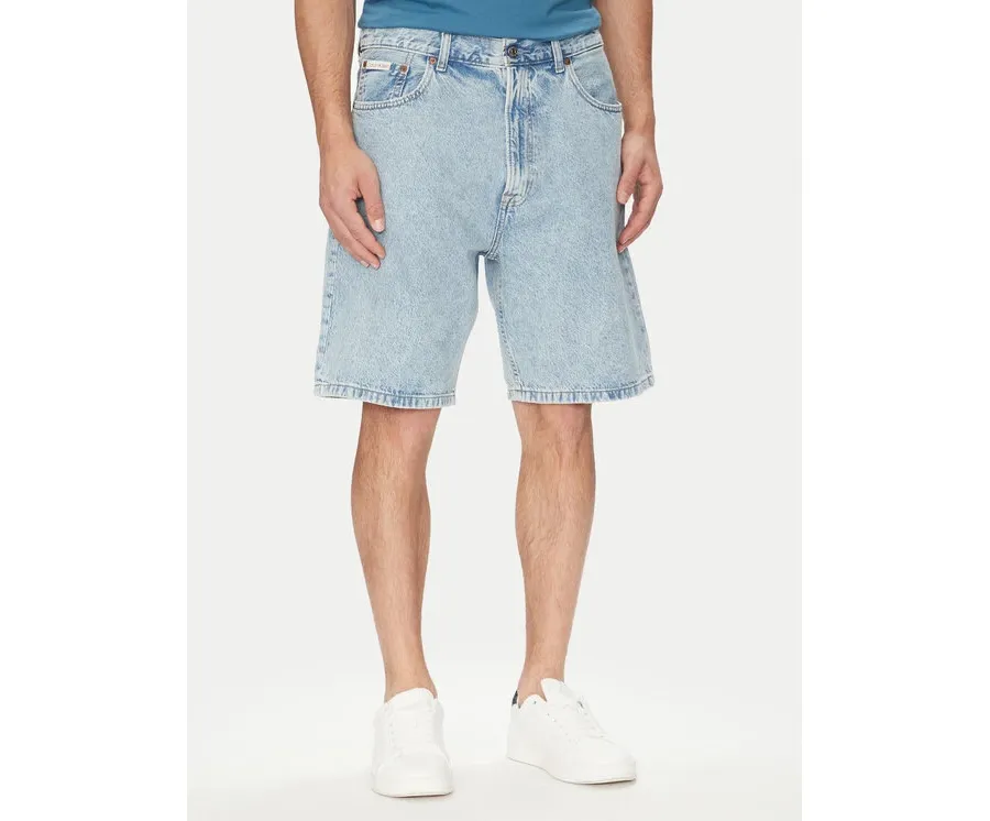 obrazek 1 Calvin Klein Jeans Szorty jeansowe 90's LV04RB930G Niebieski Regular Fit