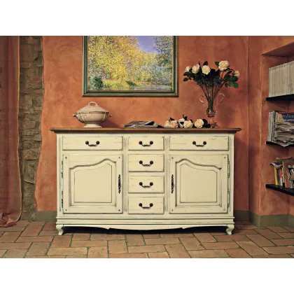 Zdjęcie Komfortowa wykonana z drewna komoda- - Interiors Italia