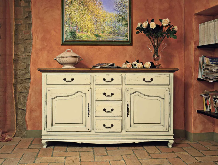 obrazek 1 Komfortowa wykonana z drewna komoda- - Interiors Italia