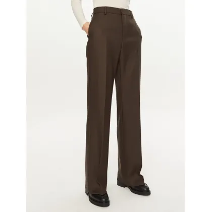 Zdjęcie AMI PARIS Spodnie materiałowe FTR435.WV0053 Brązowy Flare Fit