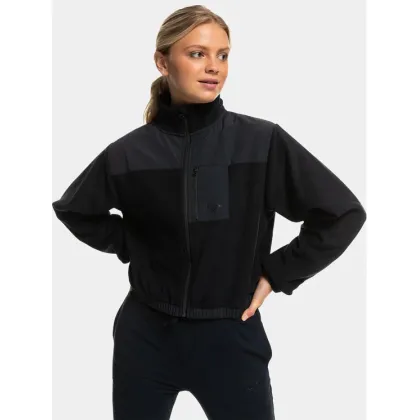 Zdjęcie Roxy Polar Wow Zip Up Jkt Plfl ERJPF03141 Szary Regular Fit