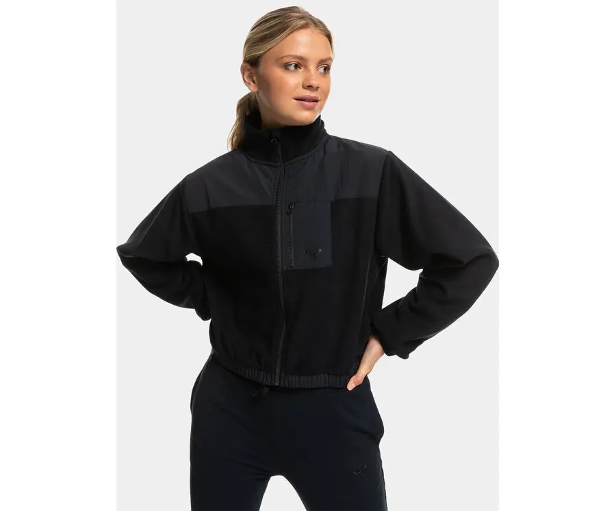obrazek 1 Roxy Polar Wow Zip Up Jkt Plfl ERJPF03141 Szary Regular Fit