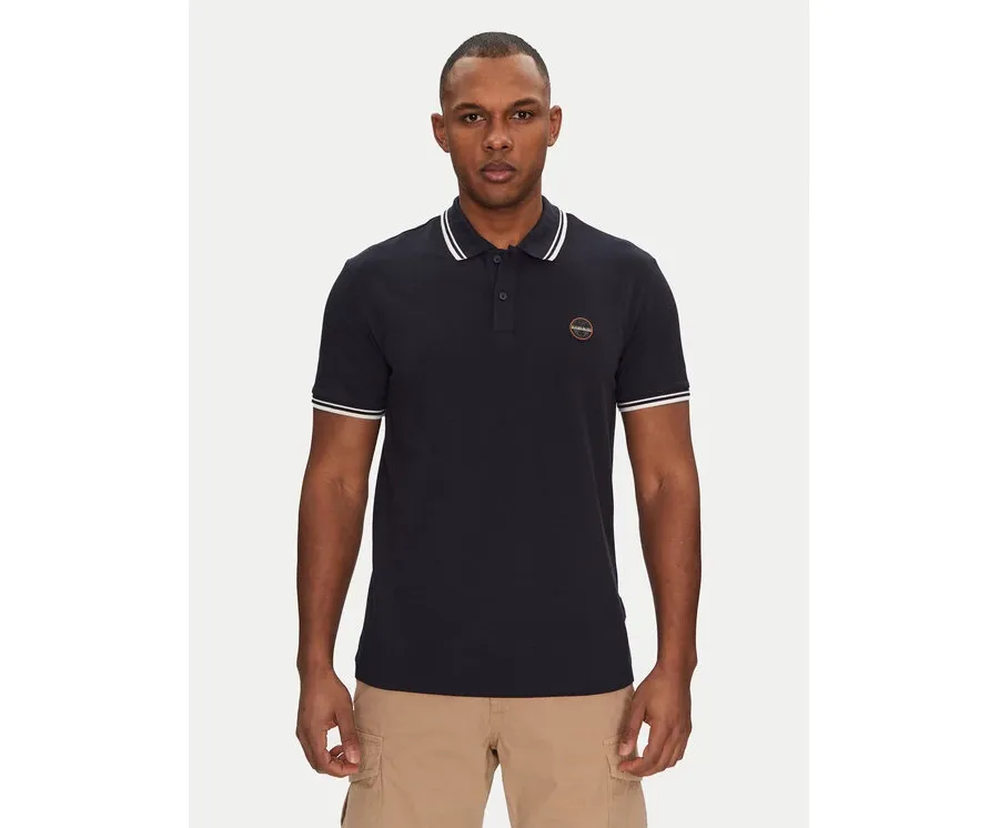 obrazek 1 Napapijri Polo E-Macas NP0A4ID51761 Granatowy Regular Fit