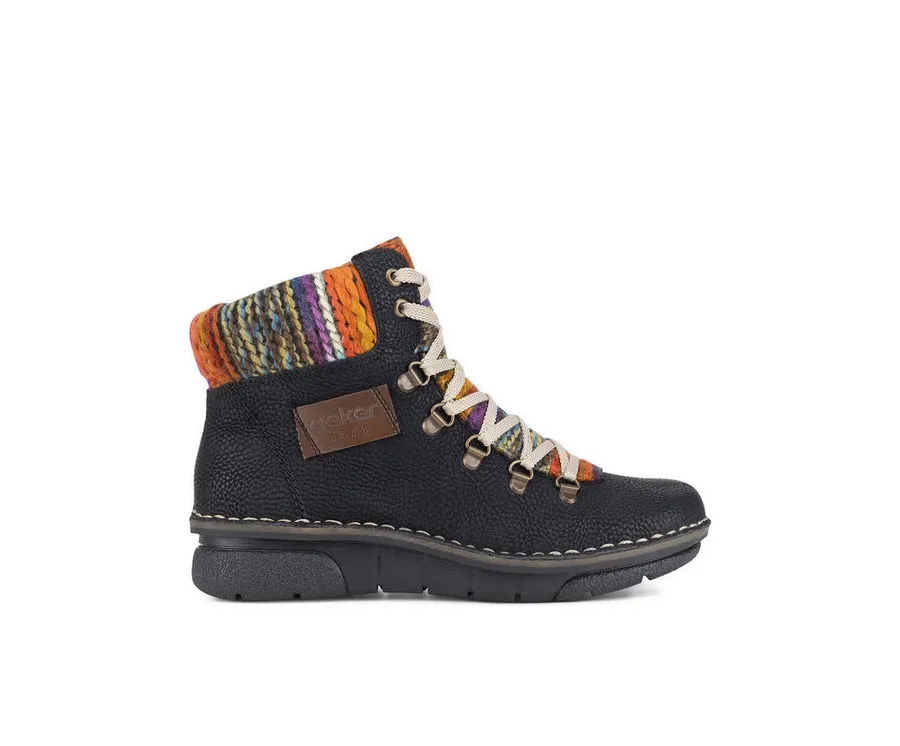 obrazek 1 Rieker Botki 73343-00 Czarny