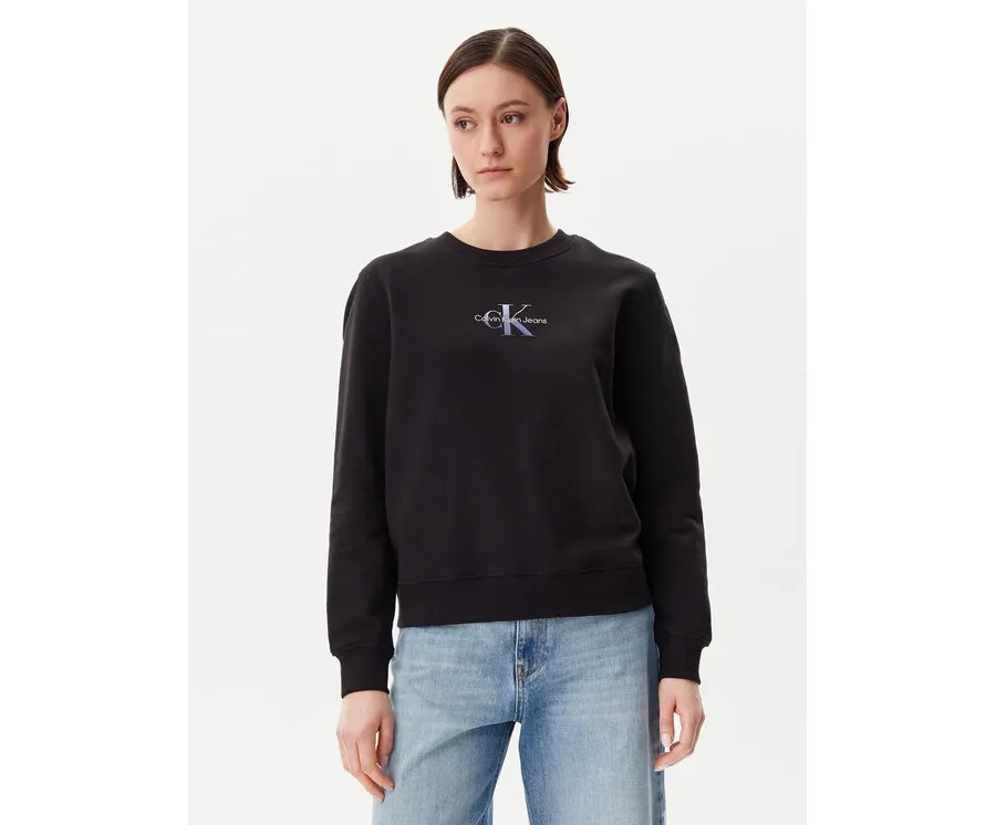 obrazek 1 Calvin Klein Jeans Bluza Gradient Monologo J20J225360 Czarny Regular Fit