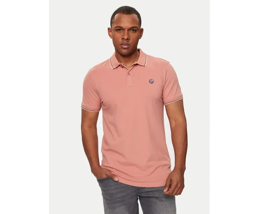 obrazek 1 Petrol Industries Polo M-1040-POL900 Różowy Regular Fit