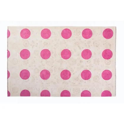 Zdjęcie Podwójny design na dywanie - DOUBLE LAYER PINK