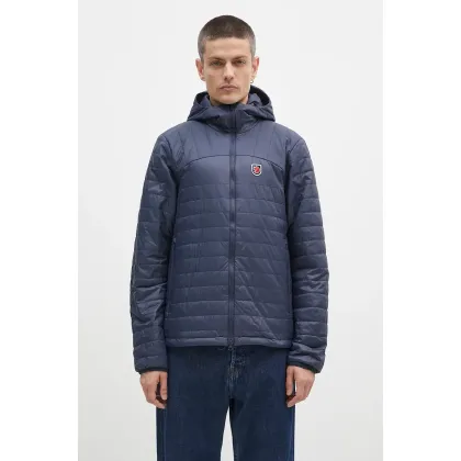 Zdjęcie Fjallraven kurtka sportowa Expedition X-Lätt Hoodie kolor granatowy przejściowa F12500157.560
