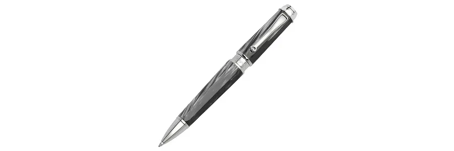 obrazek 2 Emblema Długopis Srebro/Czarnoszary celluloid Montegrappa