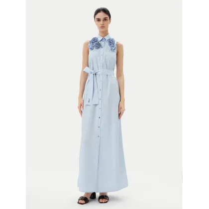 Zdjęcie KARL LAGERFELD Sukienka letnia A2W13004 Błękitny Regular Fit